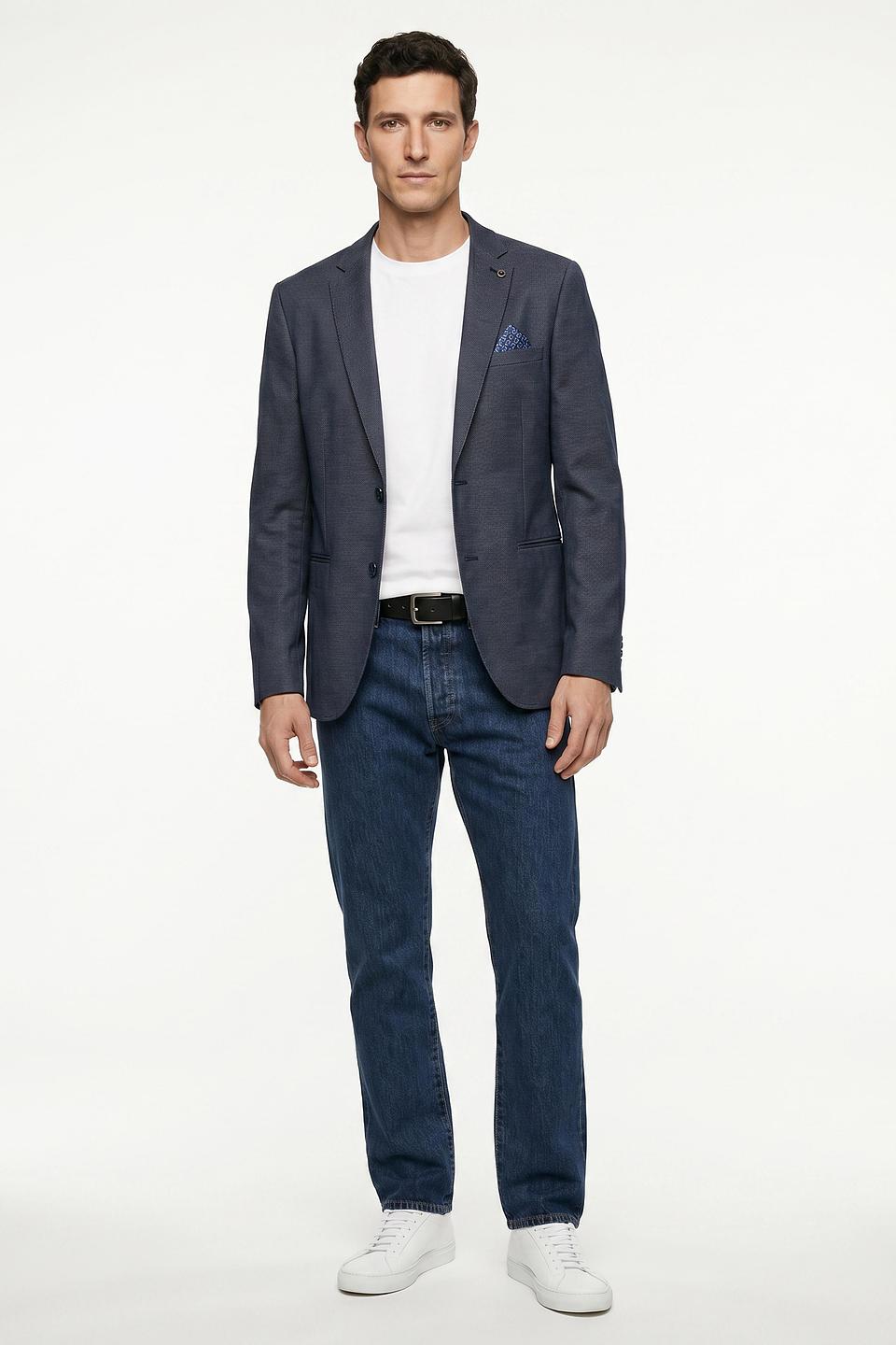 Пиджак Calamar серый с контрастной подкладкой