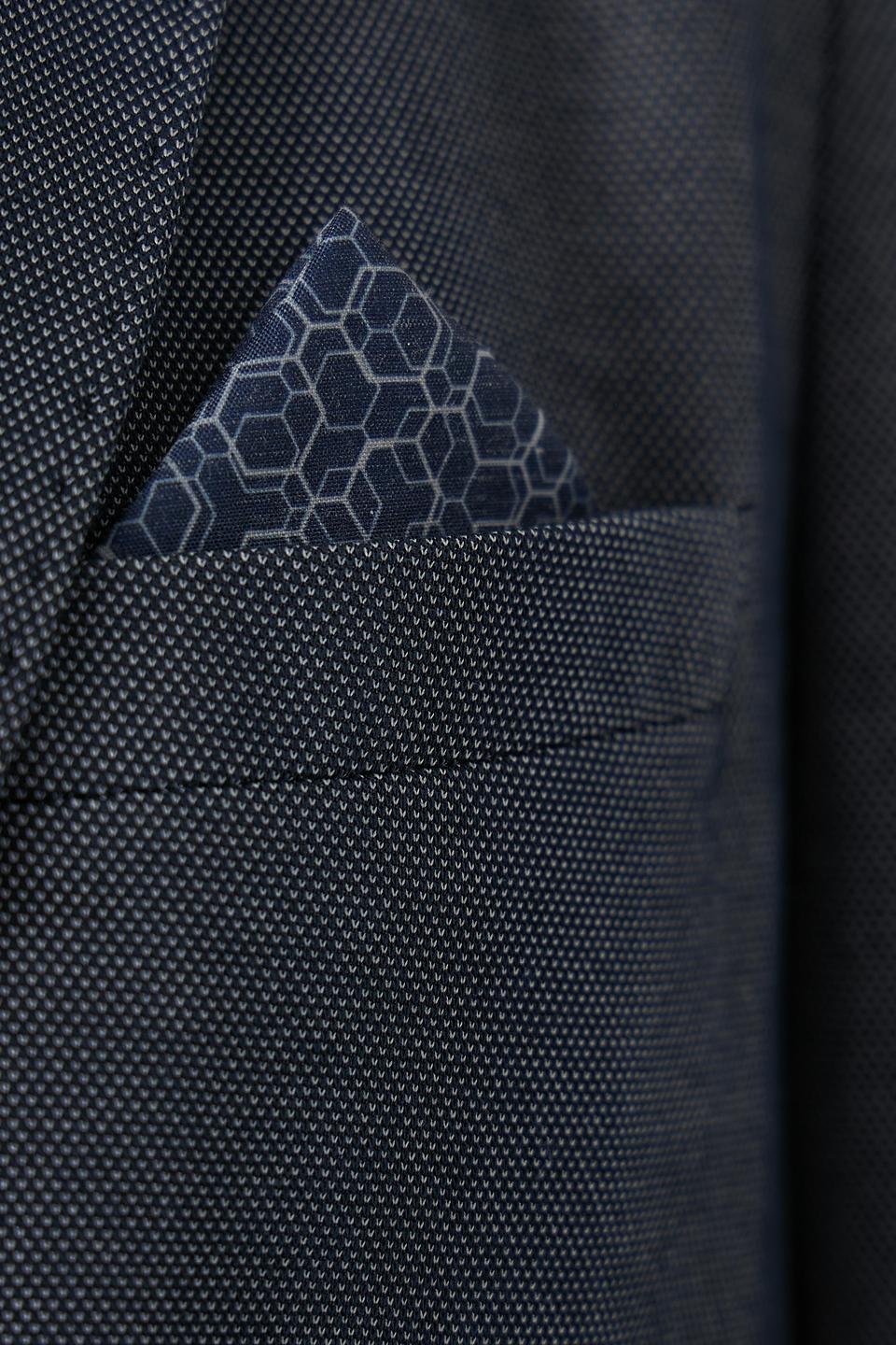 Пиджак Calamar серый с контрастной подкладкой