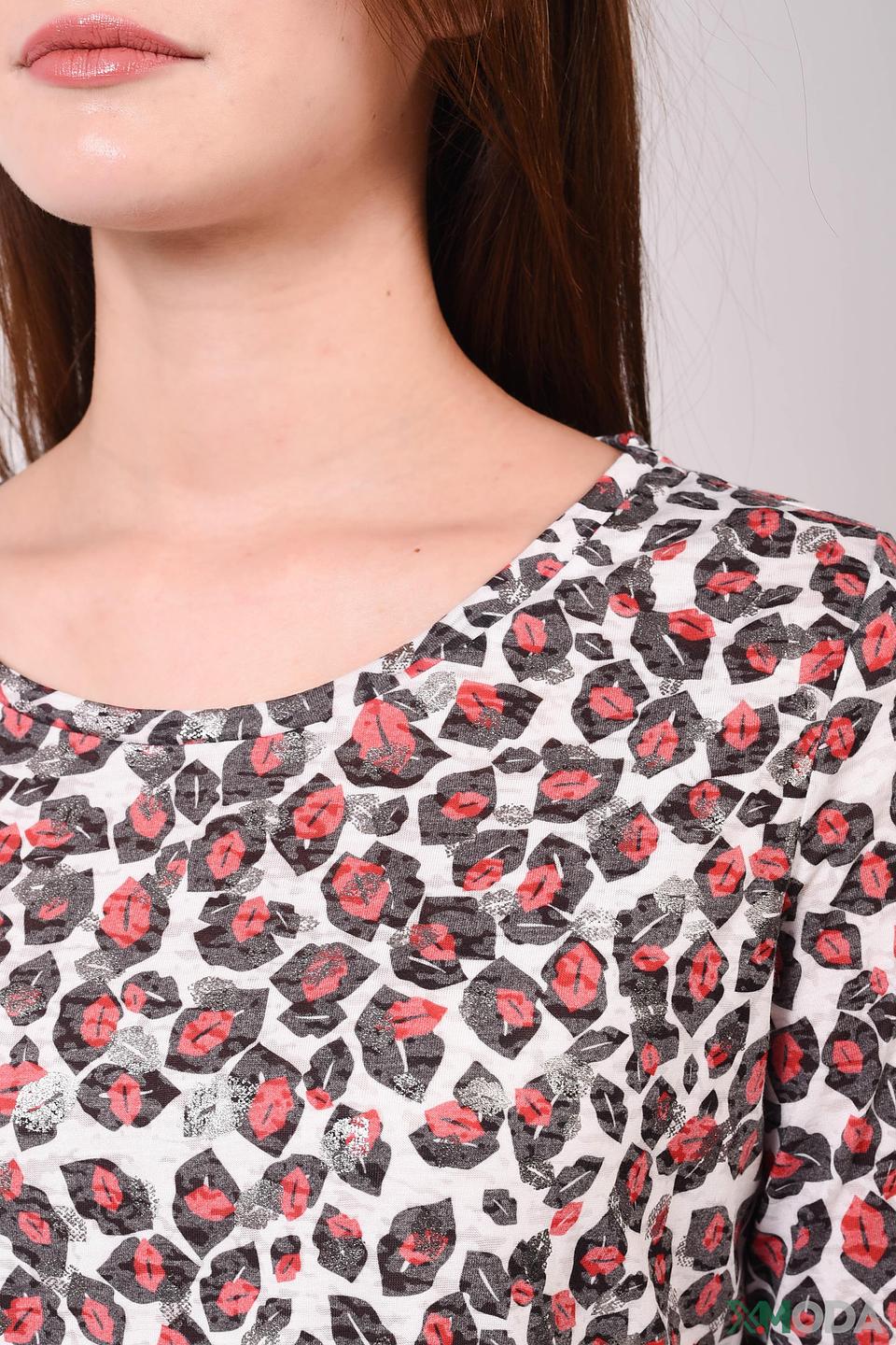 Блуза Taifun с леопардовым принтом