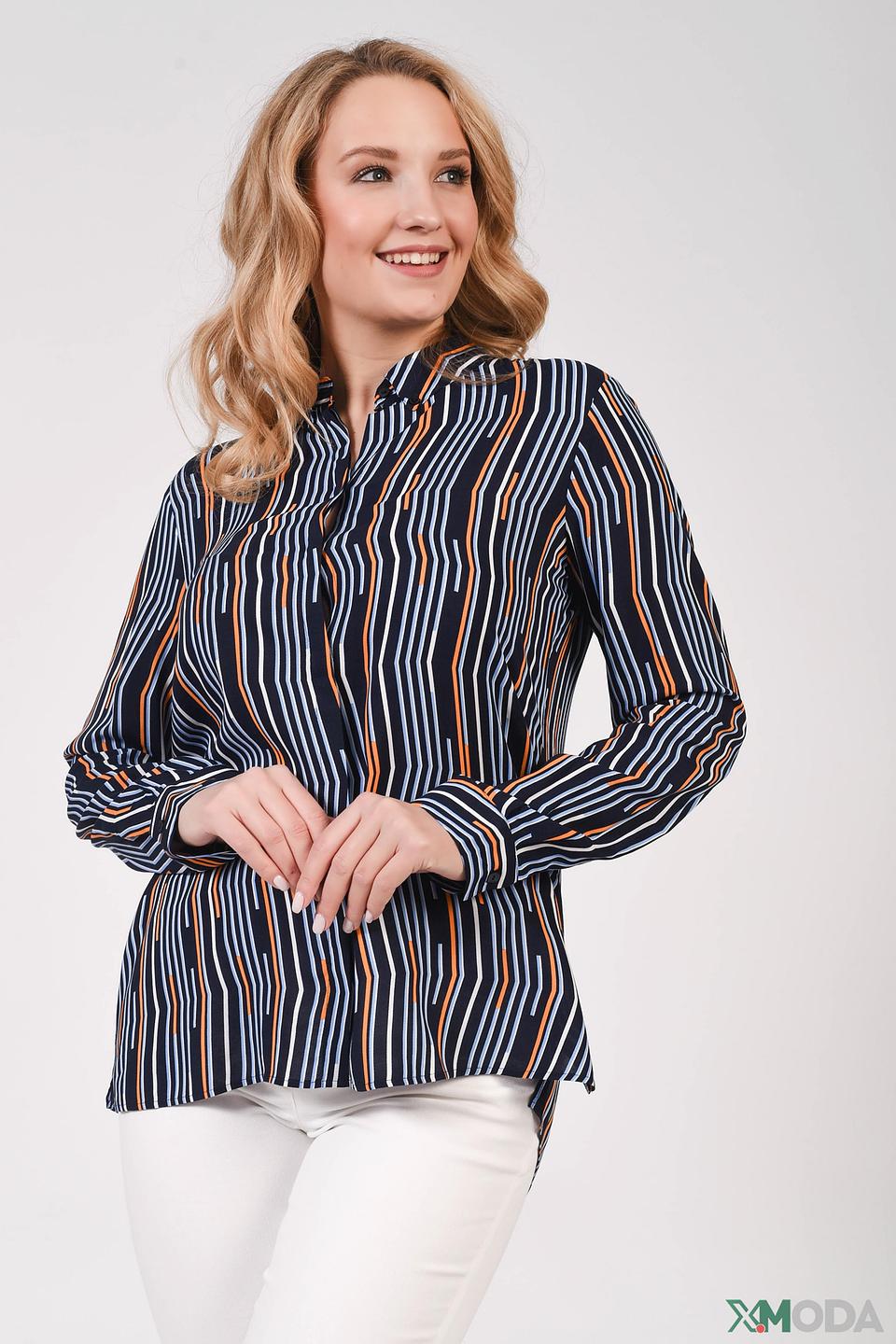 Рубашка Gerry Weber полоска синяя