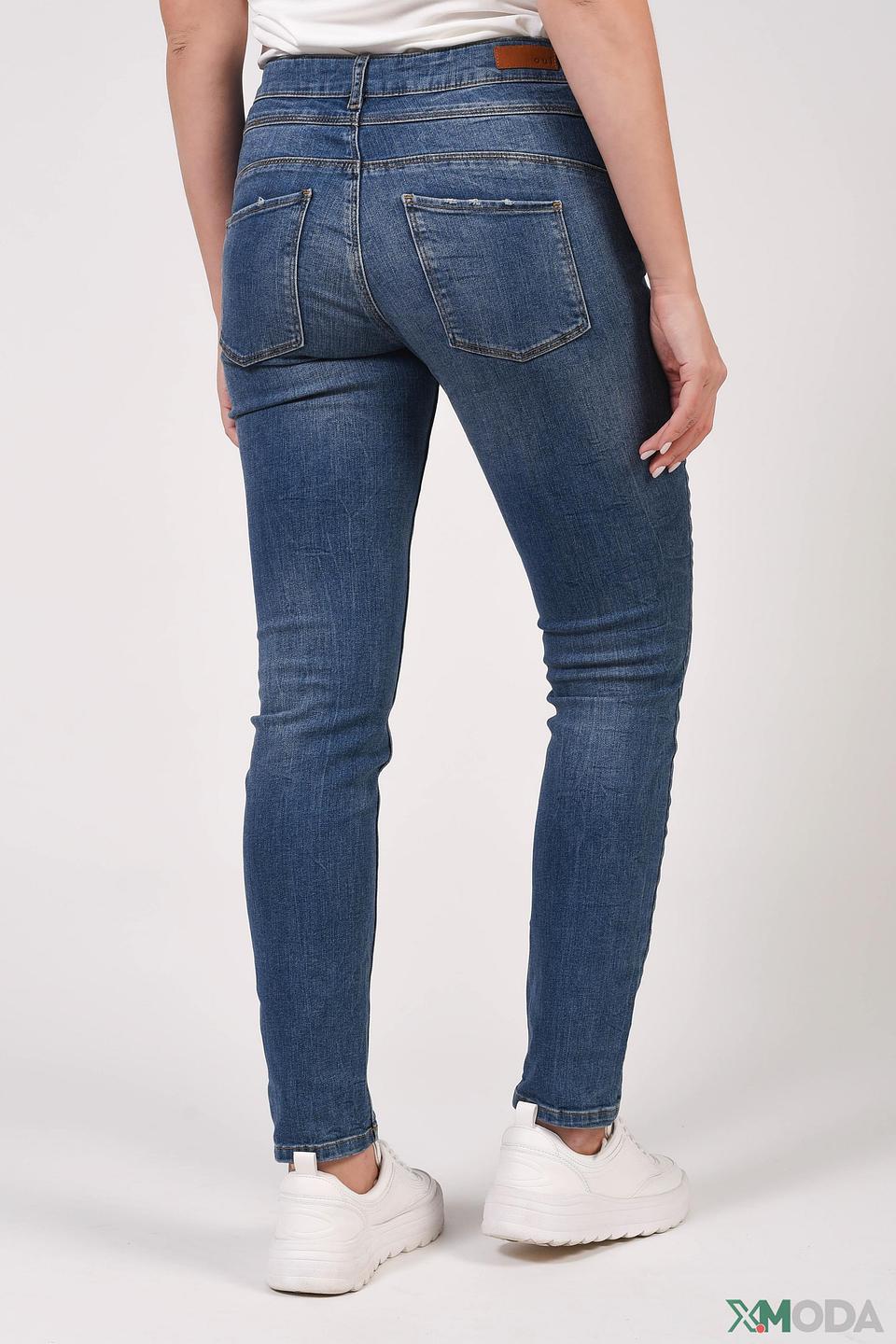 Джинсы скинни Oui синие