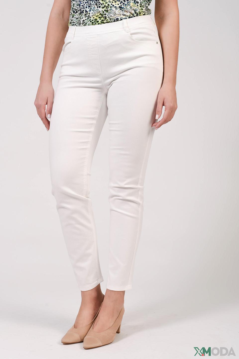 Джинсы Lebek белые slim fit