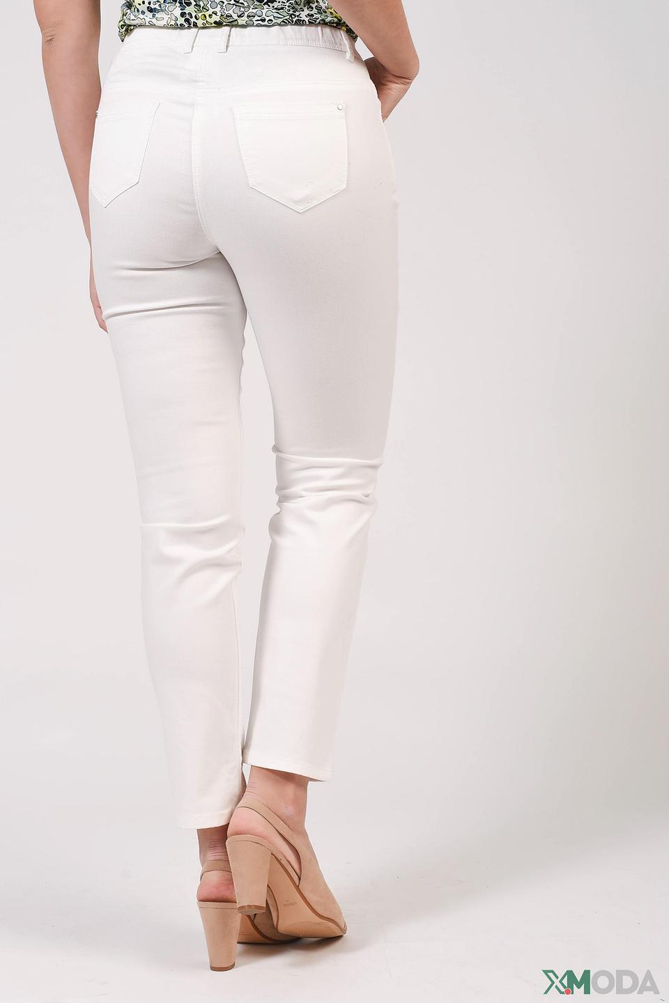 Джинсы Lebek белые slim fit