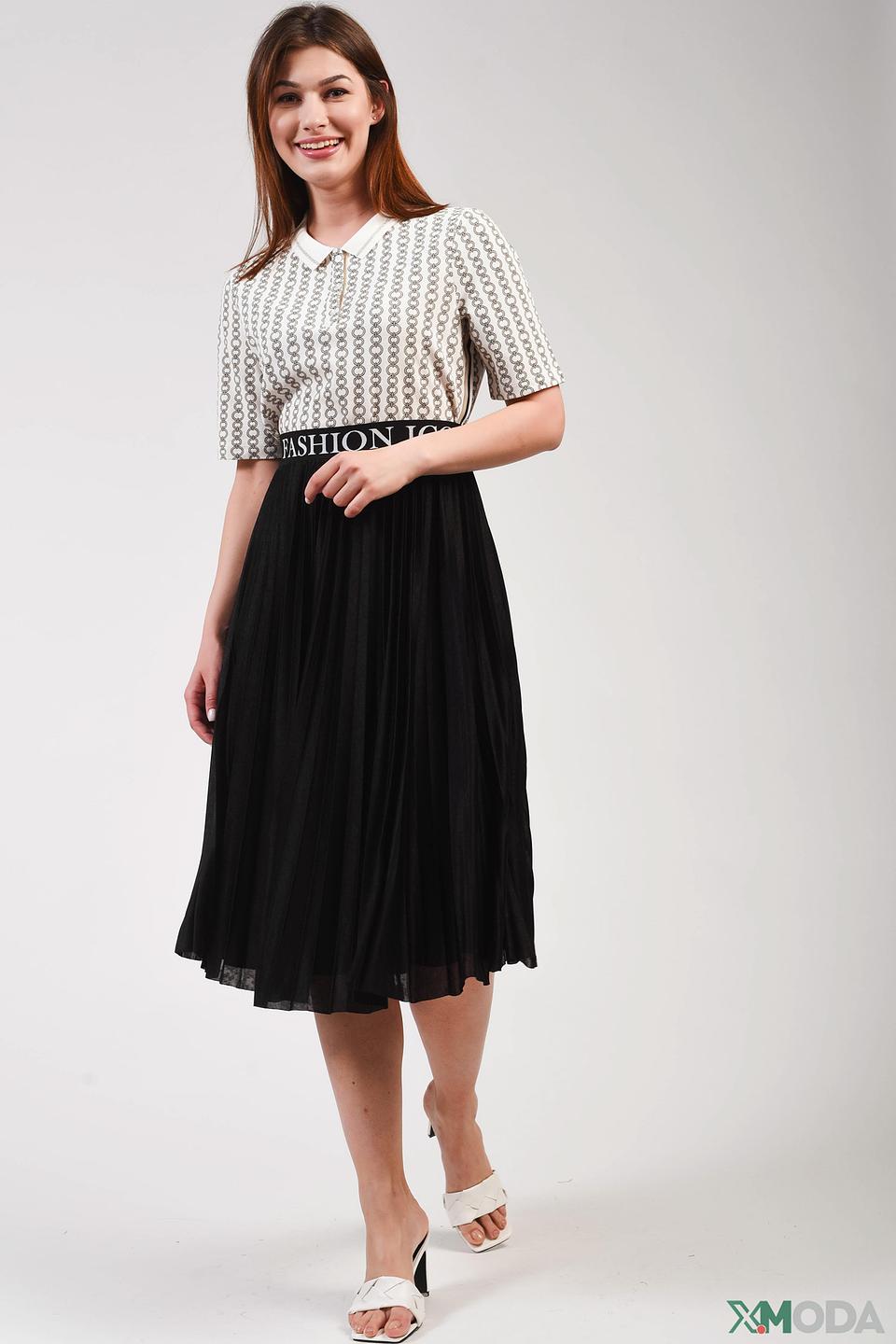 Юбка Monari плиссированная чёрная