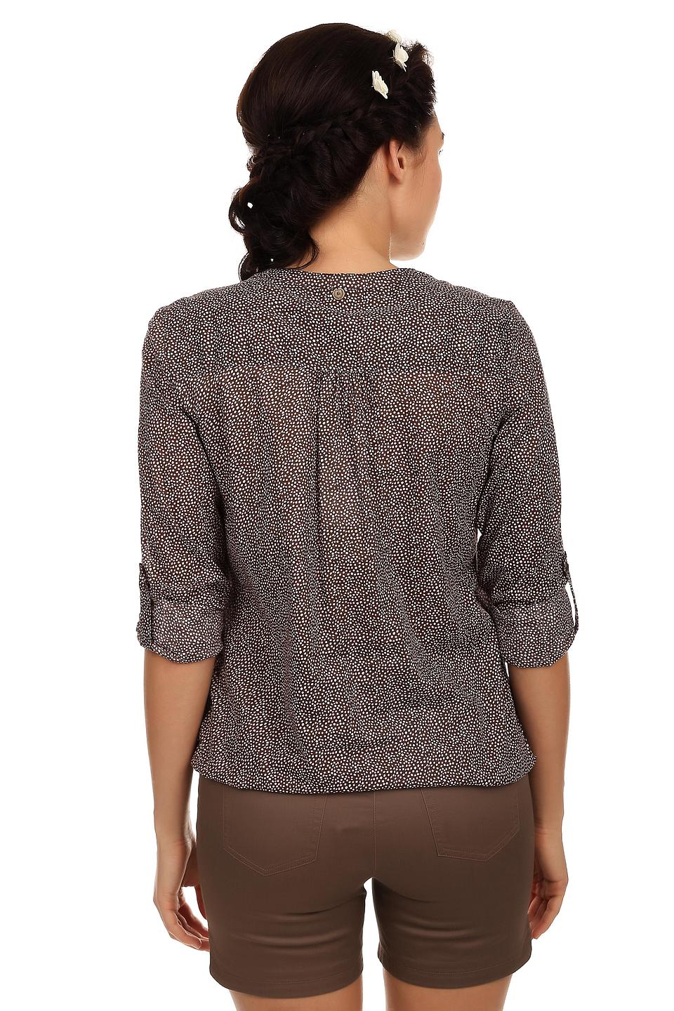 Блуза Lerros в горошек с рюшами