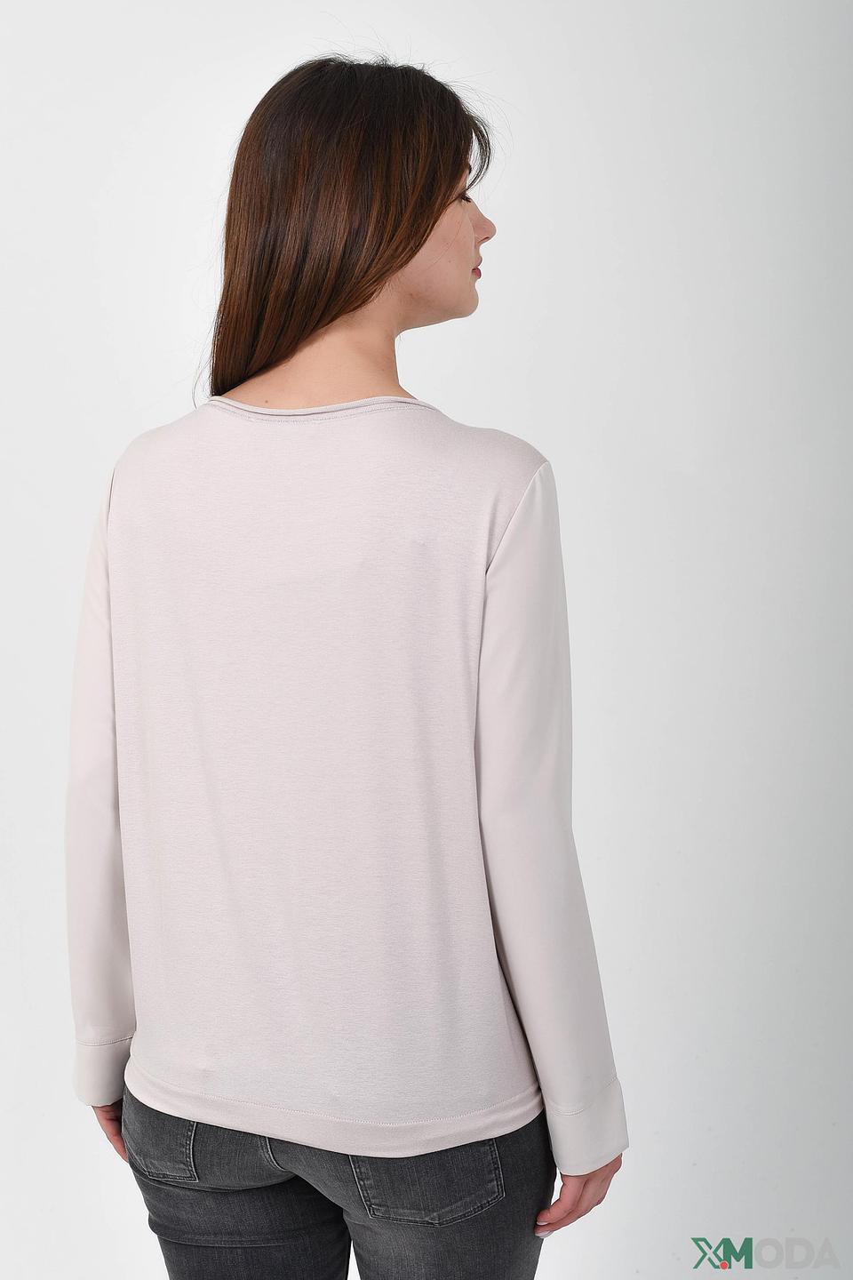 Блуза Monari с принтом бежевая