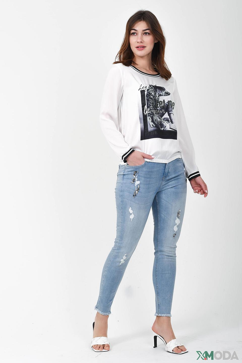 Блуза Monari с принтом Rock