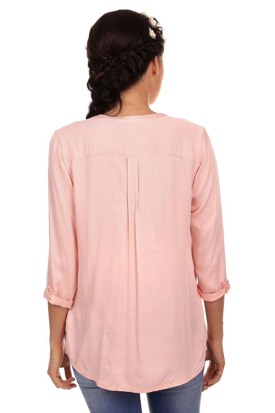 Блуза Tom Tailor персиковая с 3/4 рукавом