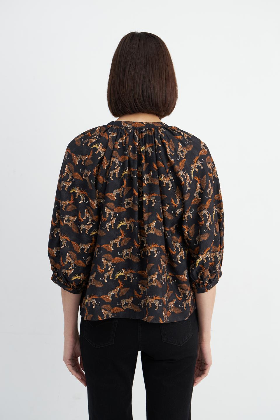 Блуза UNQ с принтом