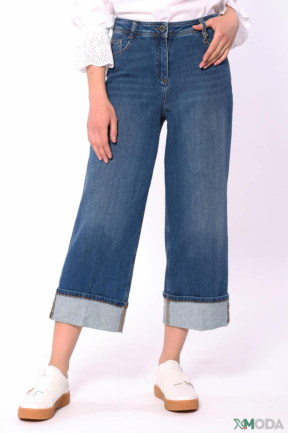 Джинсы Penny Black Grey кюлоты синие