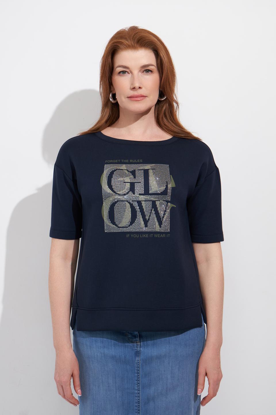 Пуловер Betty Barclay с надписью GLOW