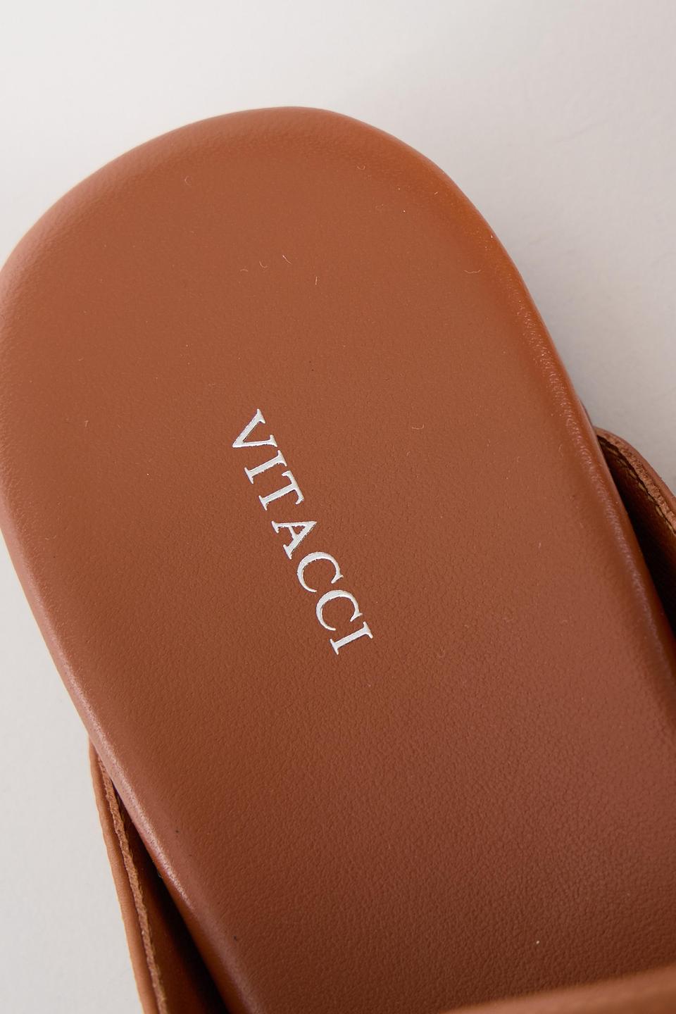 Рыжие шлёпанцы Vitacci