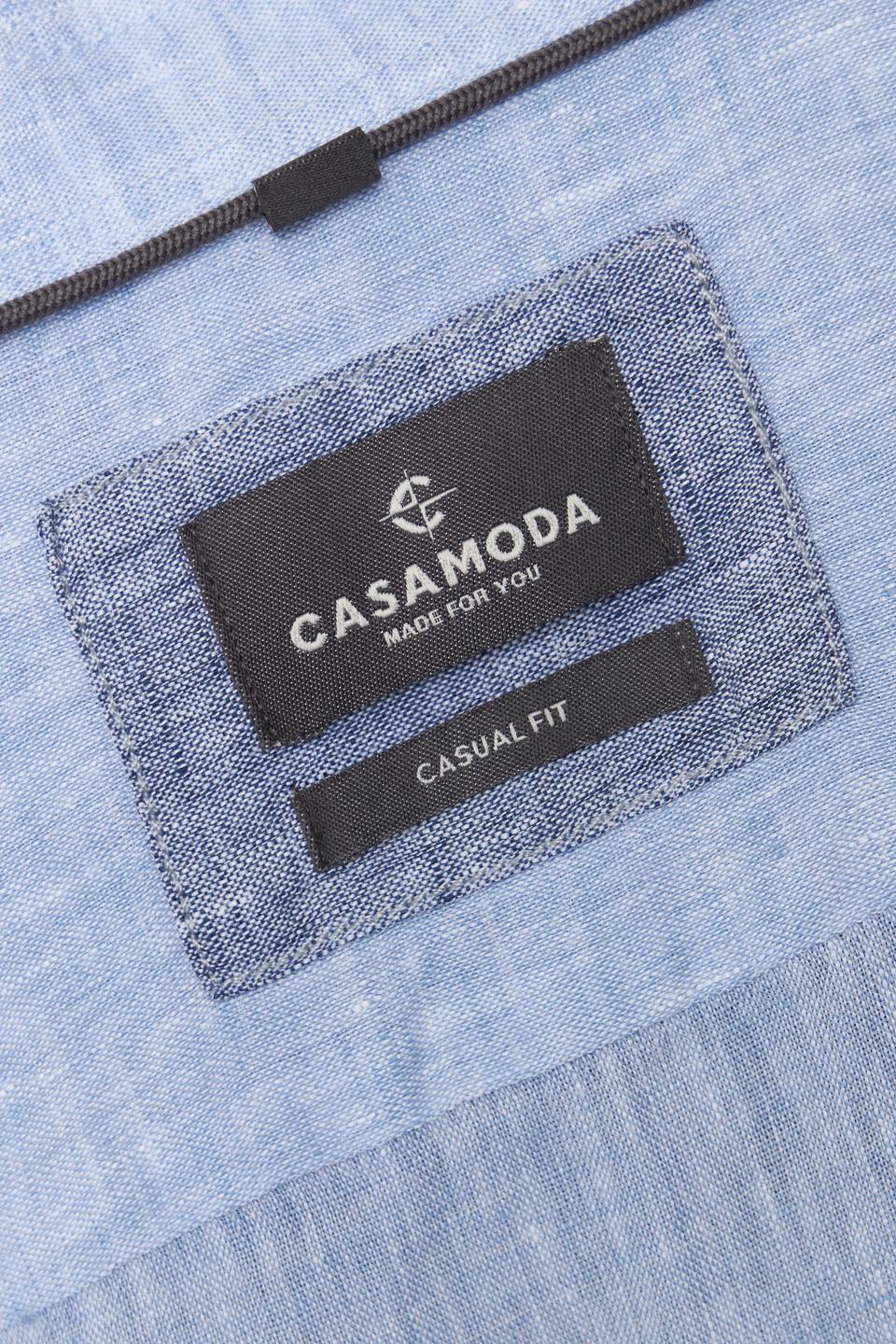 Рубашка с коротким рукавом Casa Moda светло-голубая