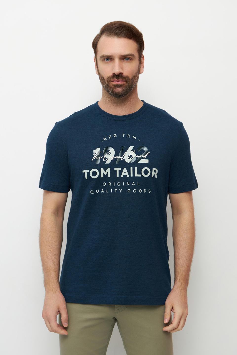 Тёмно-синяя футболка Tom Tailor