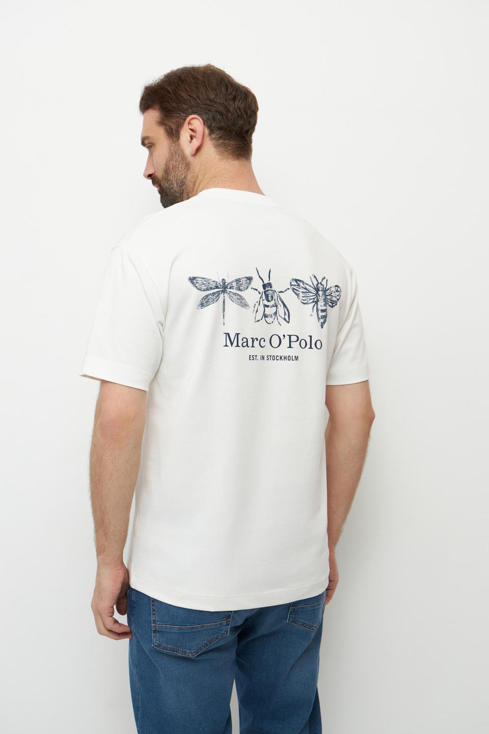 Белая футболка с принтом Marc O Polo