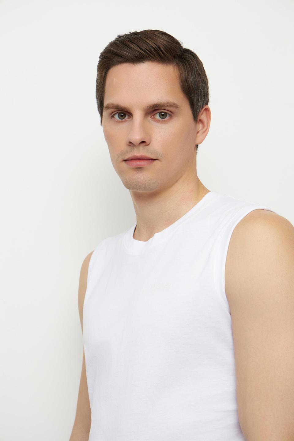 Белая майка Tom Tailor