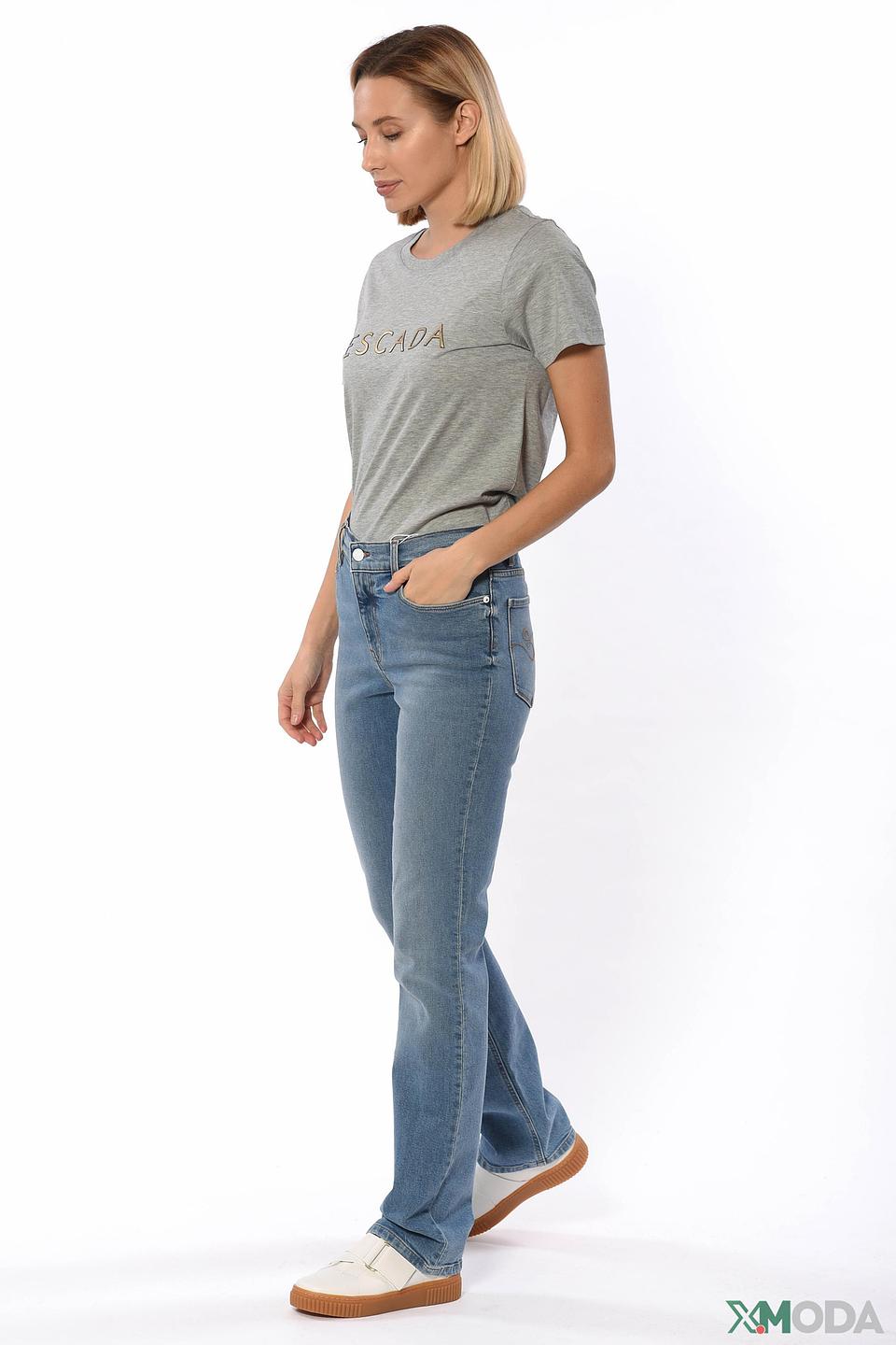 Футболка Escada Sport серая с логотипом