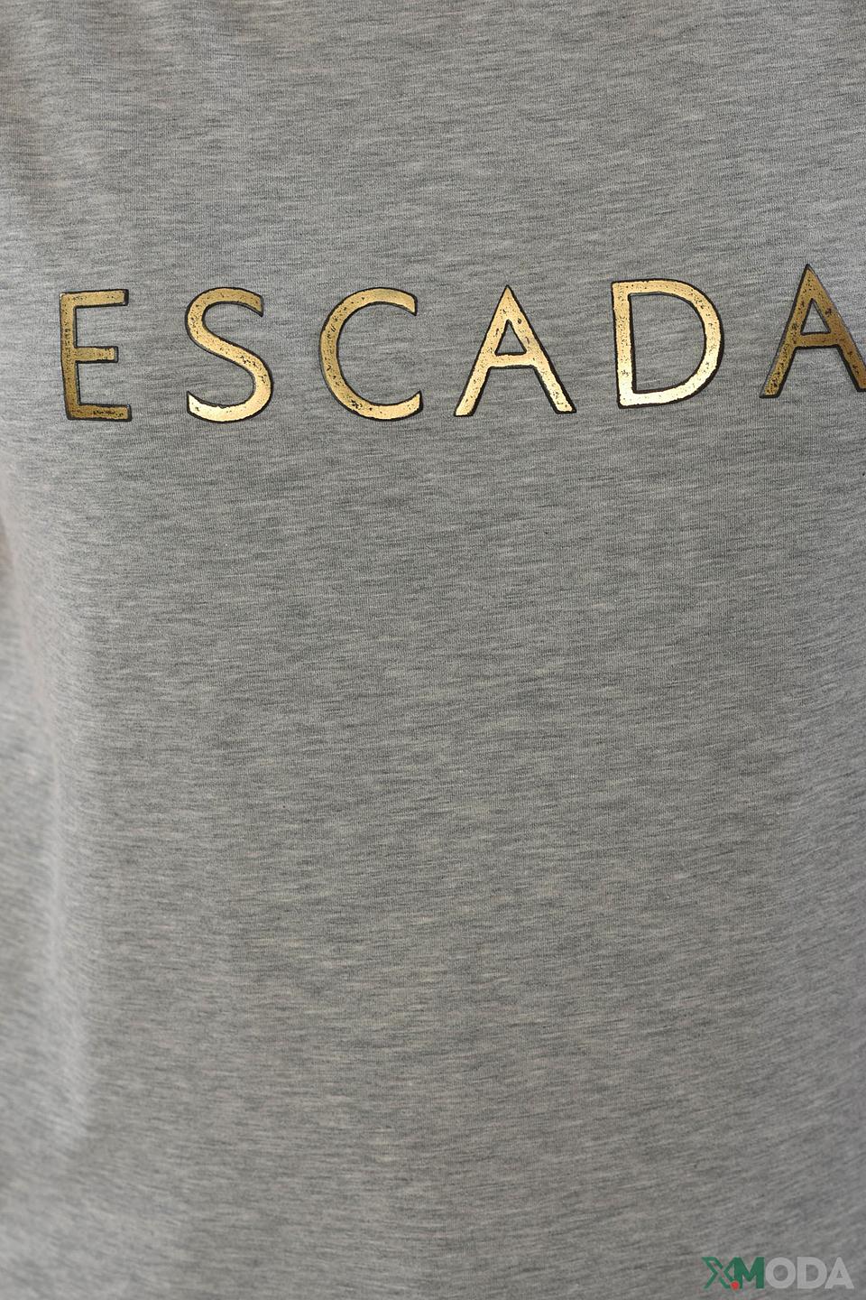 Футболка Escada Sport серая с логотипом