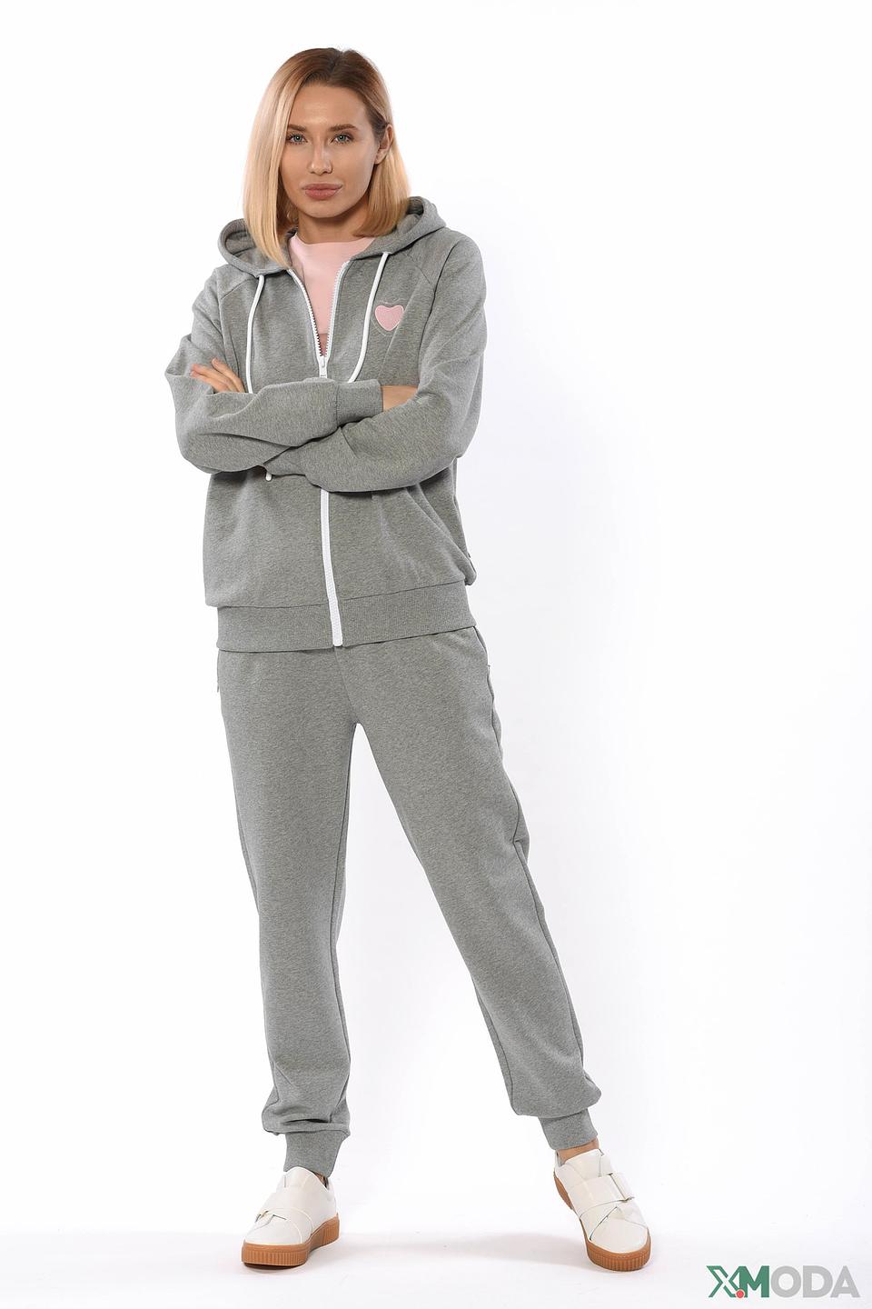 Куртка Escada Sport серая с сердцем