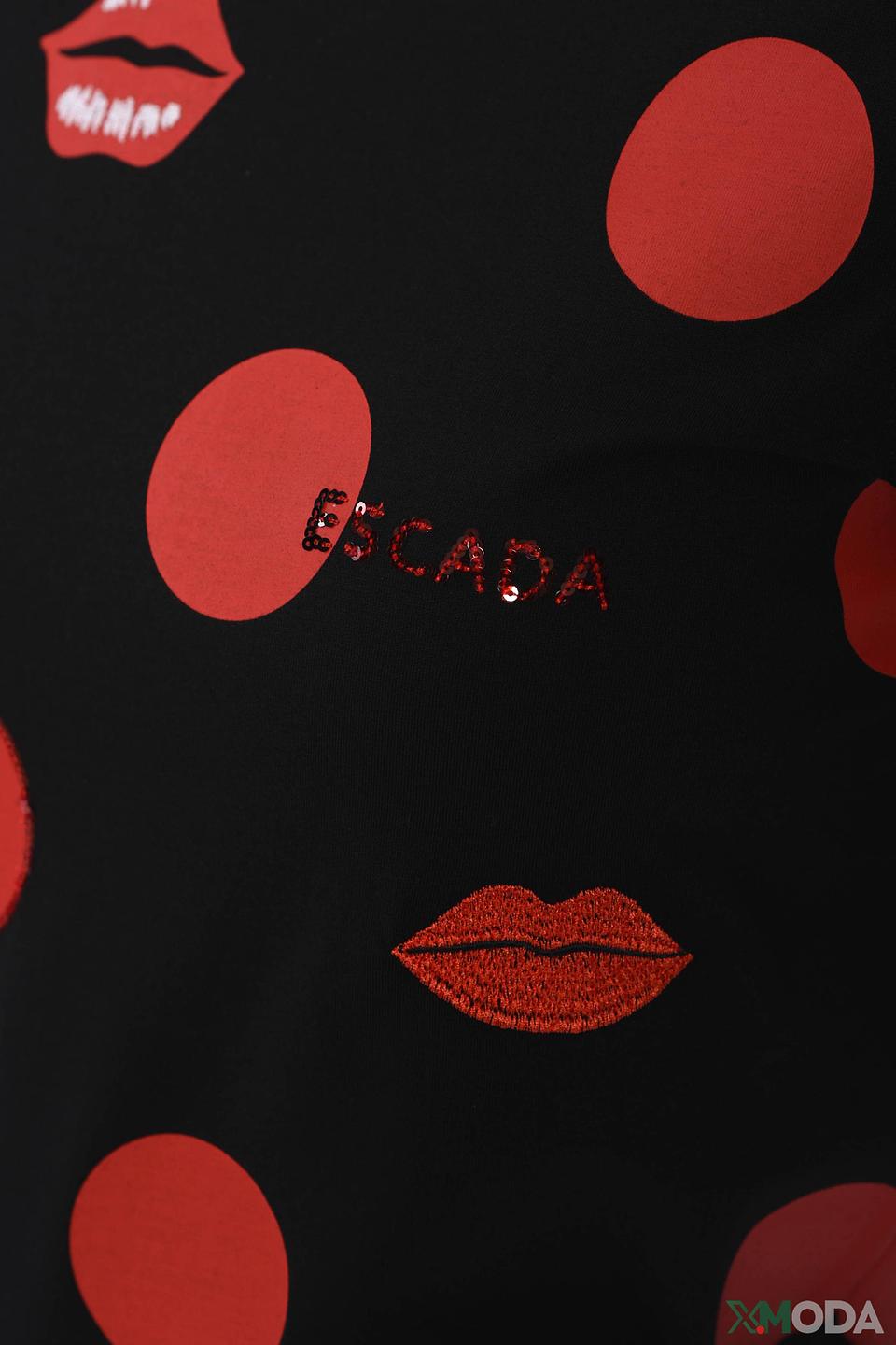 Футболка Escada Sport с принтом губ