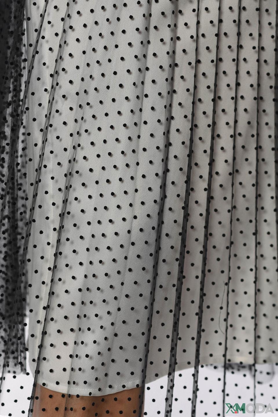 Юбка Escada Sport в горошек серая