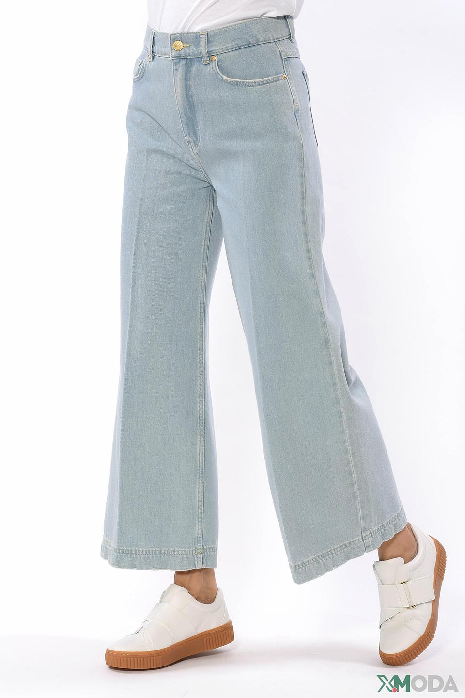 Брюки палаццо Escada Sport голубые