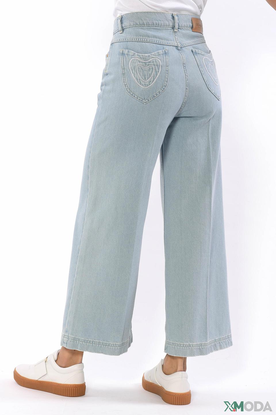 Брюки палаццо Escada Sport голубые