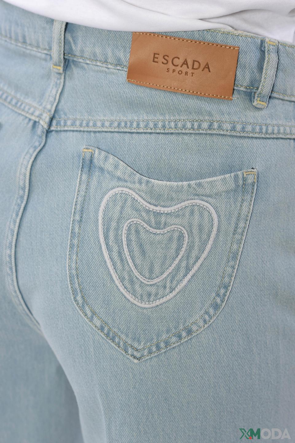 Брюки палаццо Escada Sport голубые