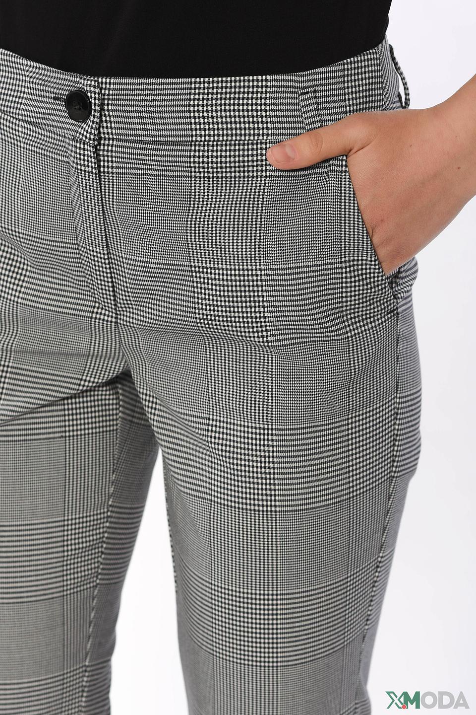 Брюки Emme в клетку серые