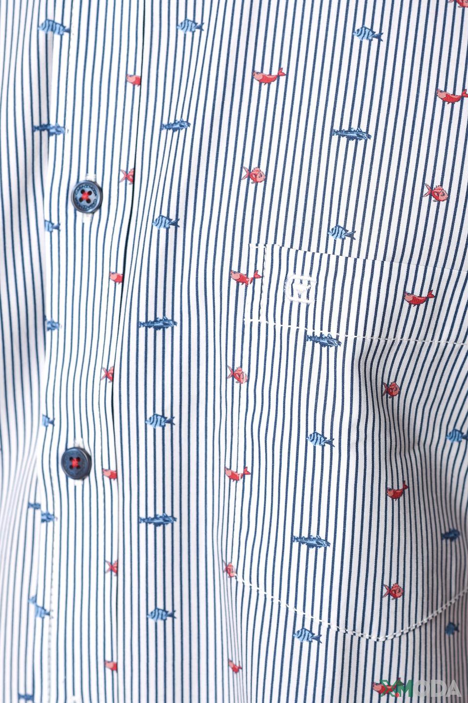 Рубашка кр Casa Moda в полоску