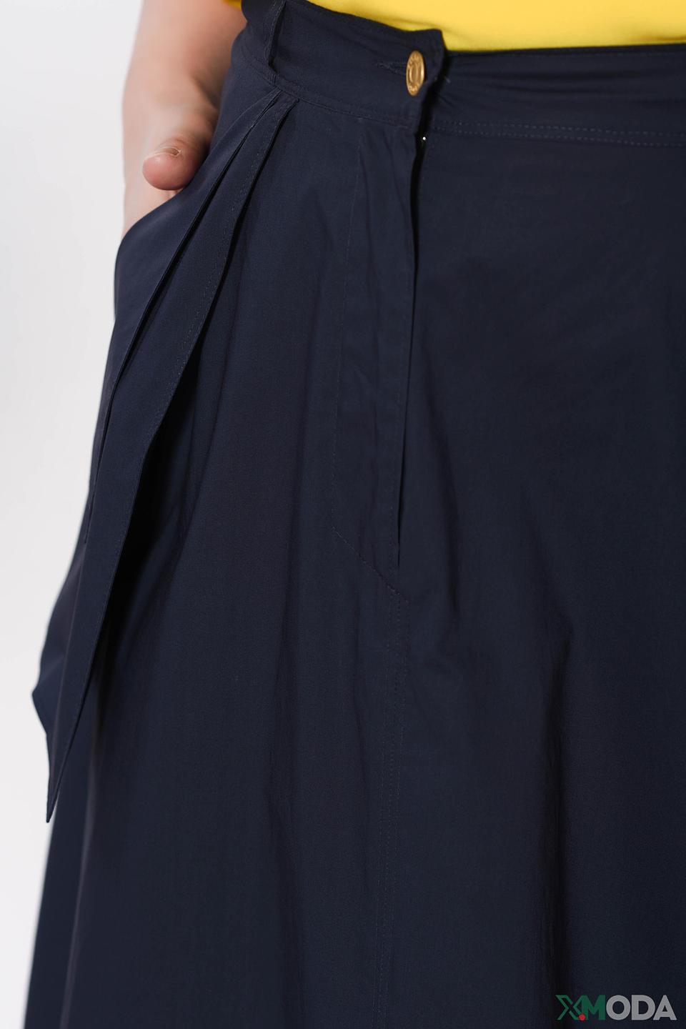 Юбка Escada Sport тёмно-синяя с карманами