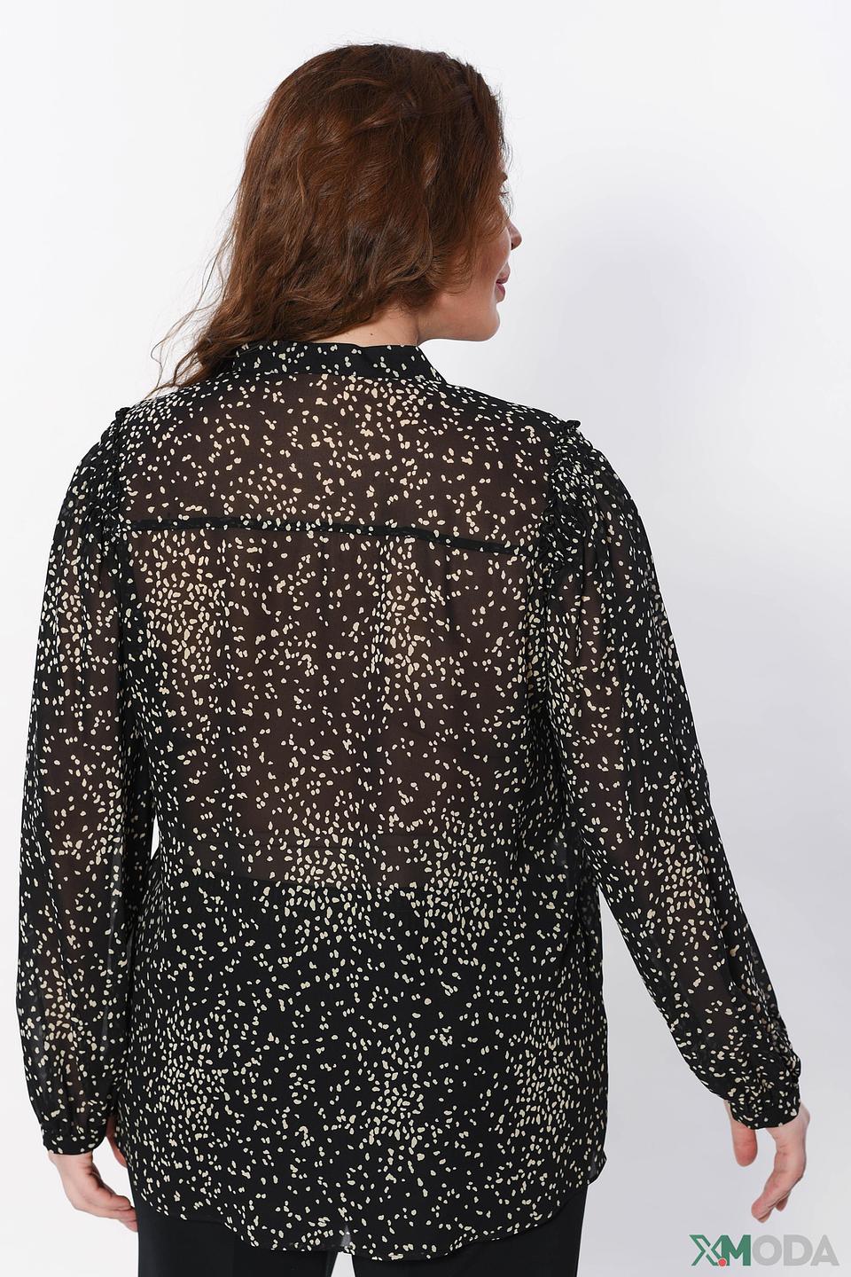Блуза Luisa Cerano в горошек