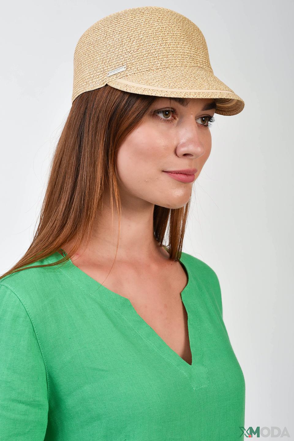 Кепка Seeberger соломенная бежевая