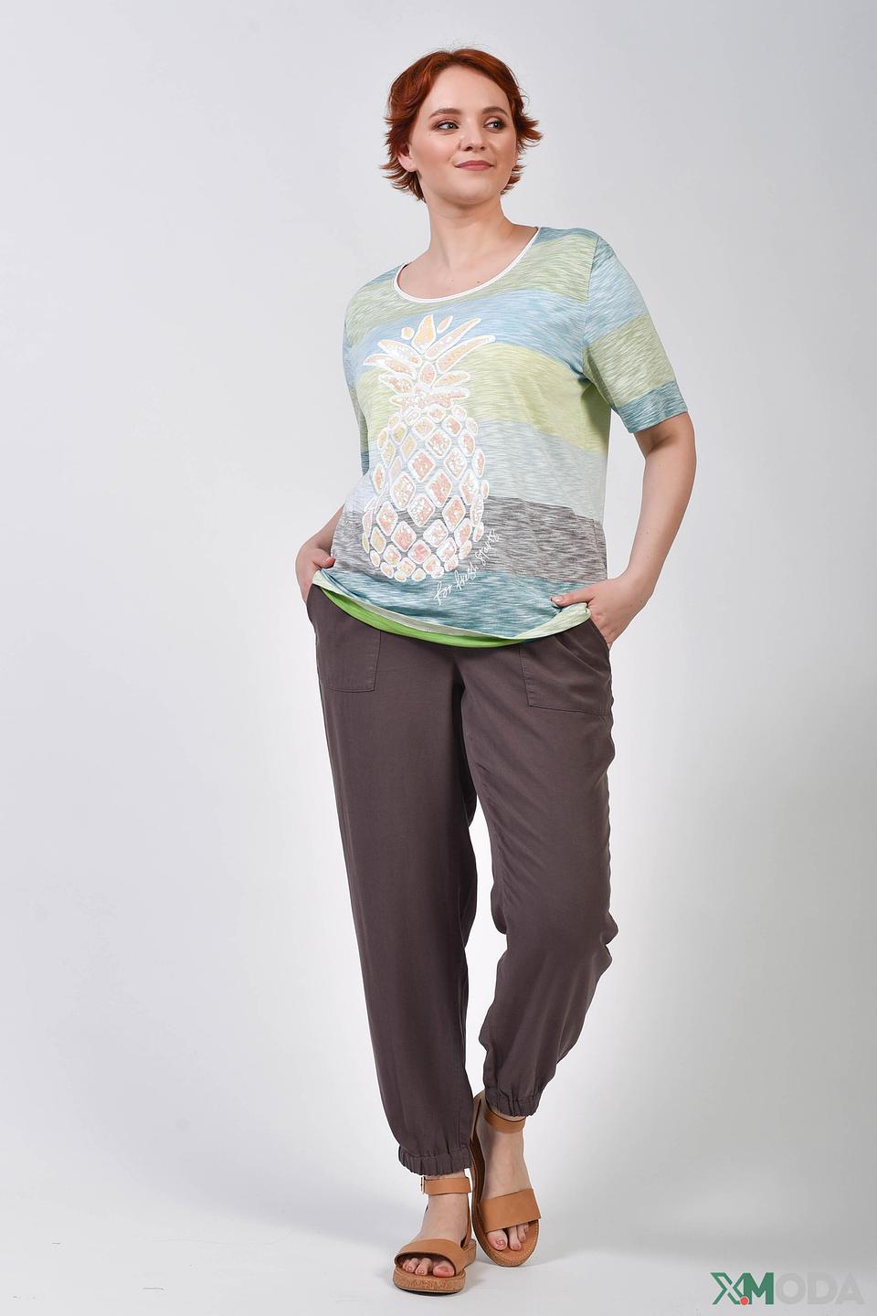 Брюки Via Appia DUE коричневые