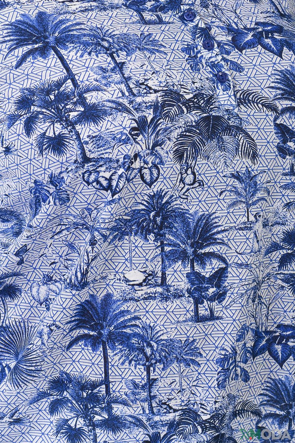 Блуза Gerry Weber EDITION синяя с принтом