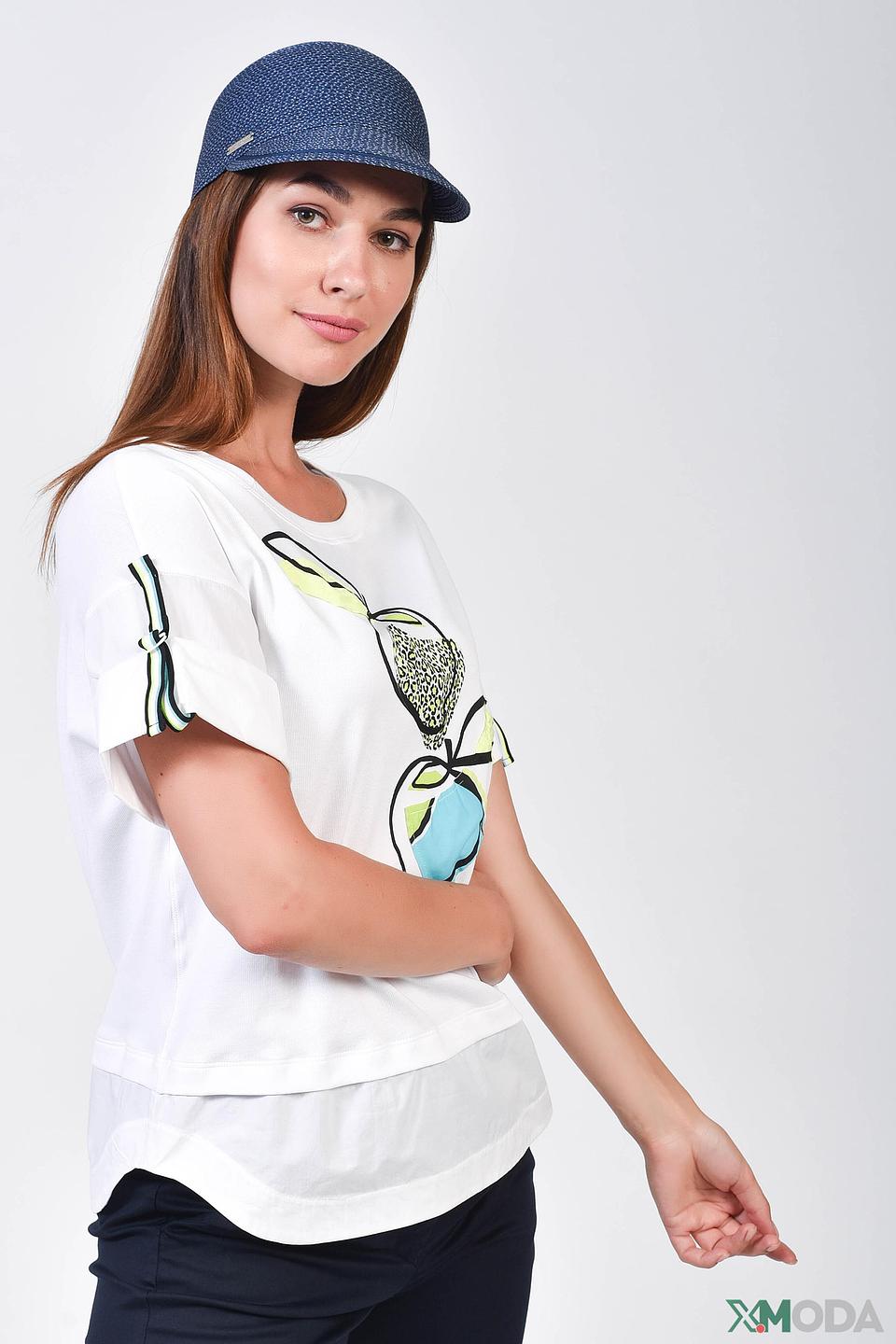 Кепка Seeberger плетеная синяя