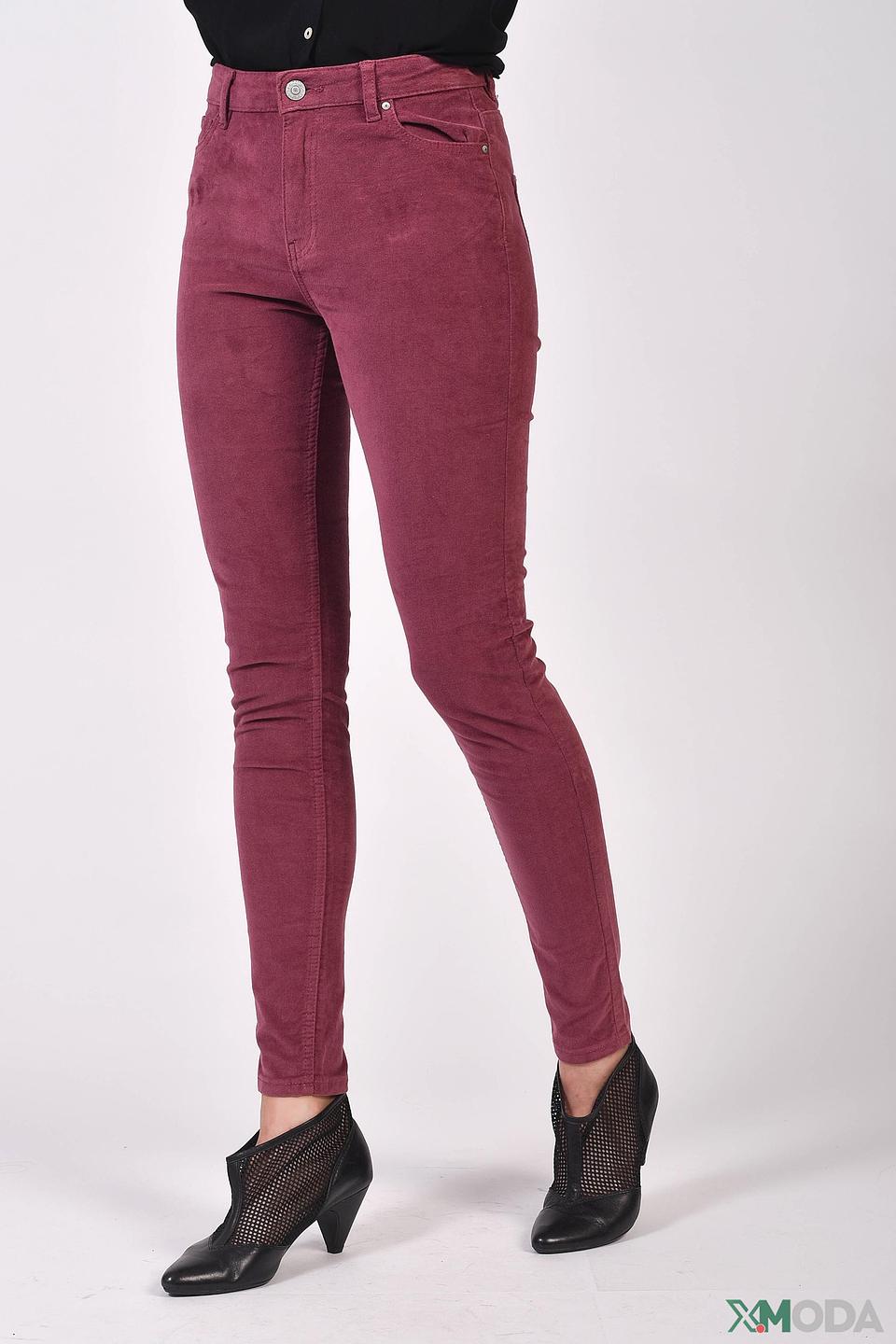 Брюки Alcott вельветовые бордовые