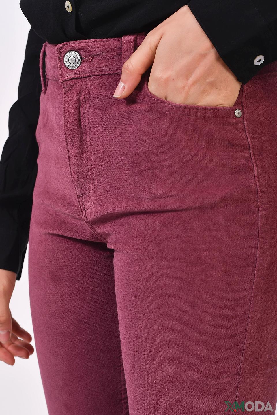 Брюки Alcott вельветовые бордовые