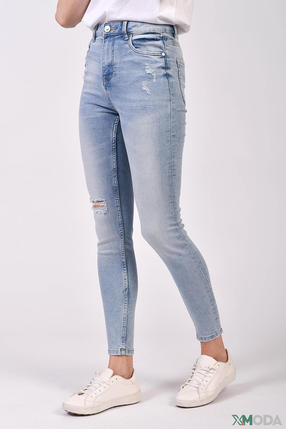 Брюки скинни Alcott голубые