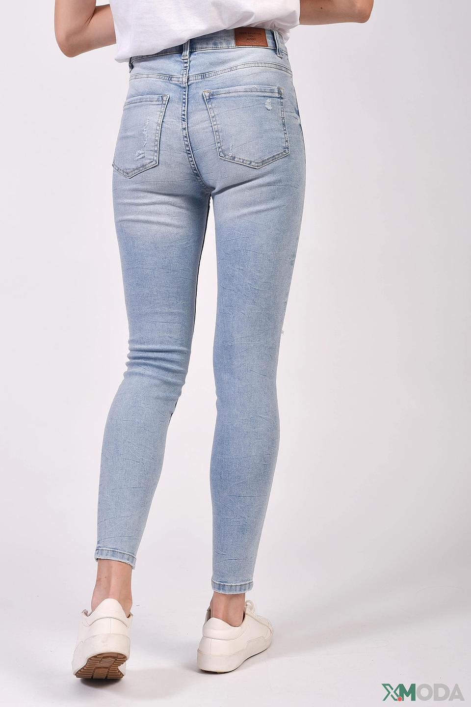 Брюки скинни Alcott голубые