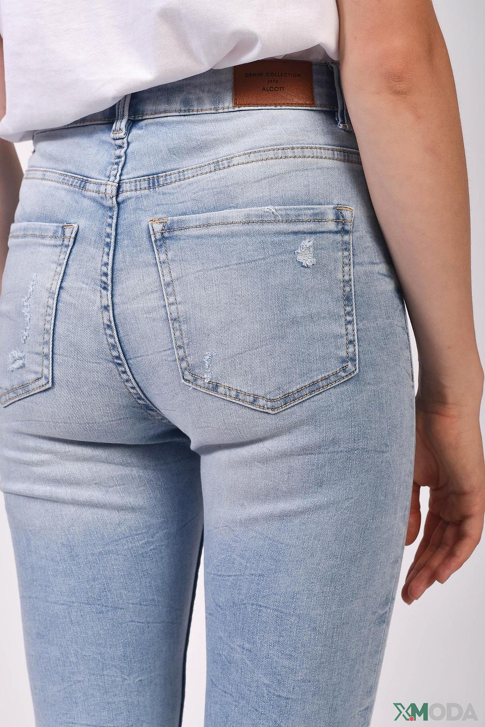 Брюки скинни Alcott голубые