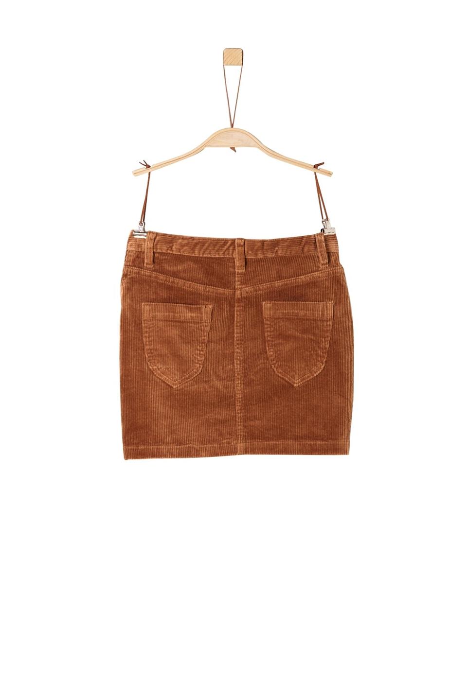 Юбка s.Oliver вельветовая коричневая