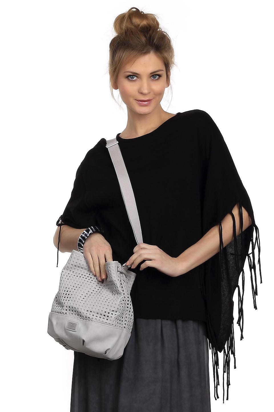 Сумка-ведро s.Oliver серая