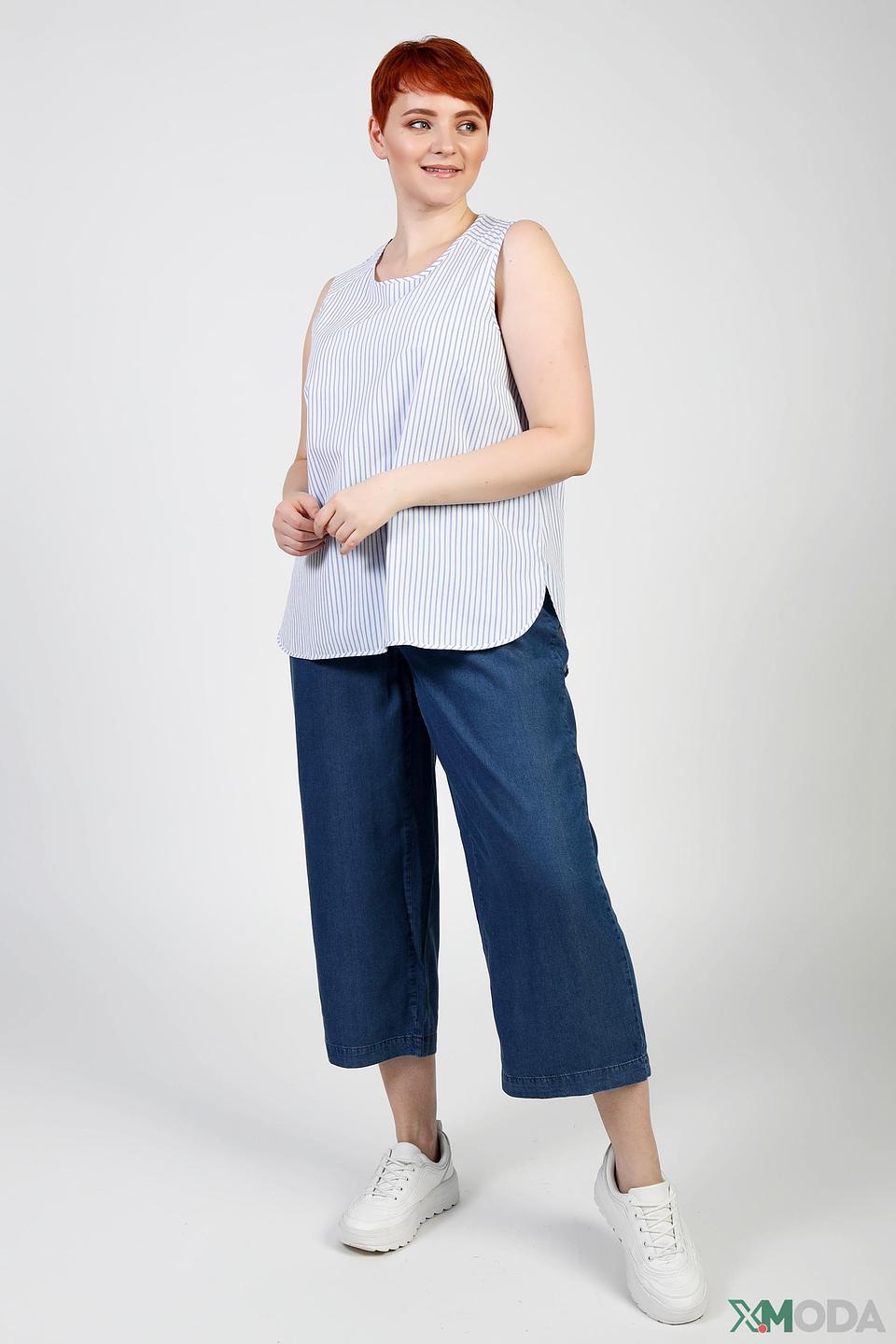 Топ Gerry Weber в полоску голубой