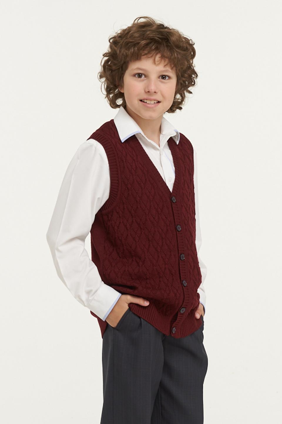 Жилет VAY boy бордовый