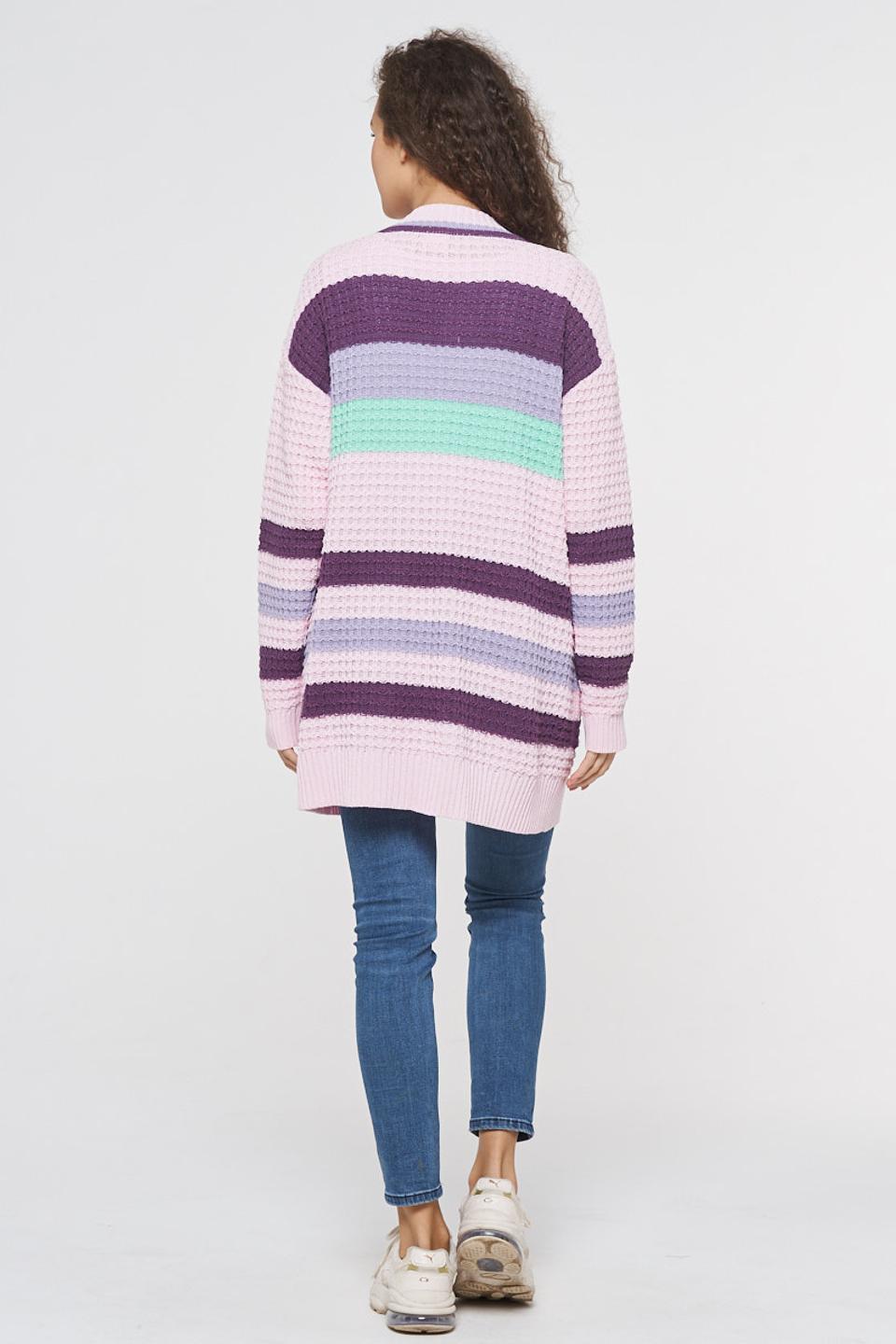 Кардиган VAY в полоску