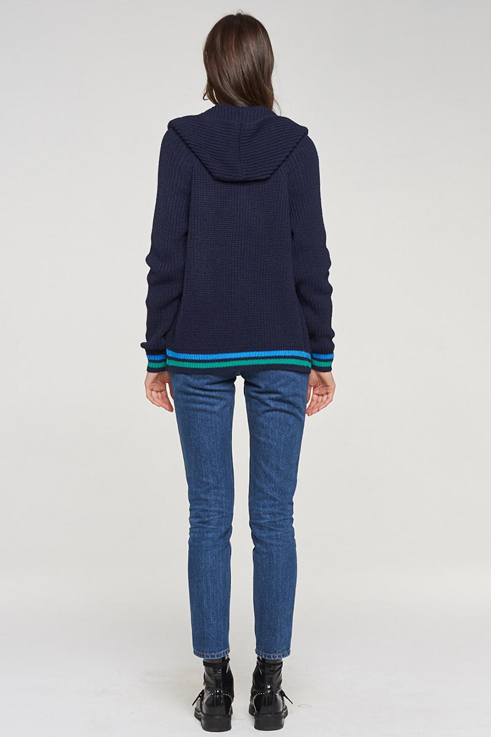 Жакет BE YOU вязаный с капюшоном