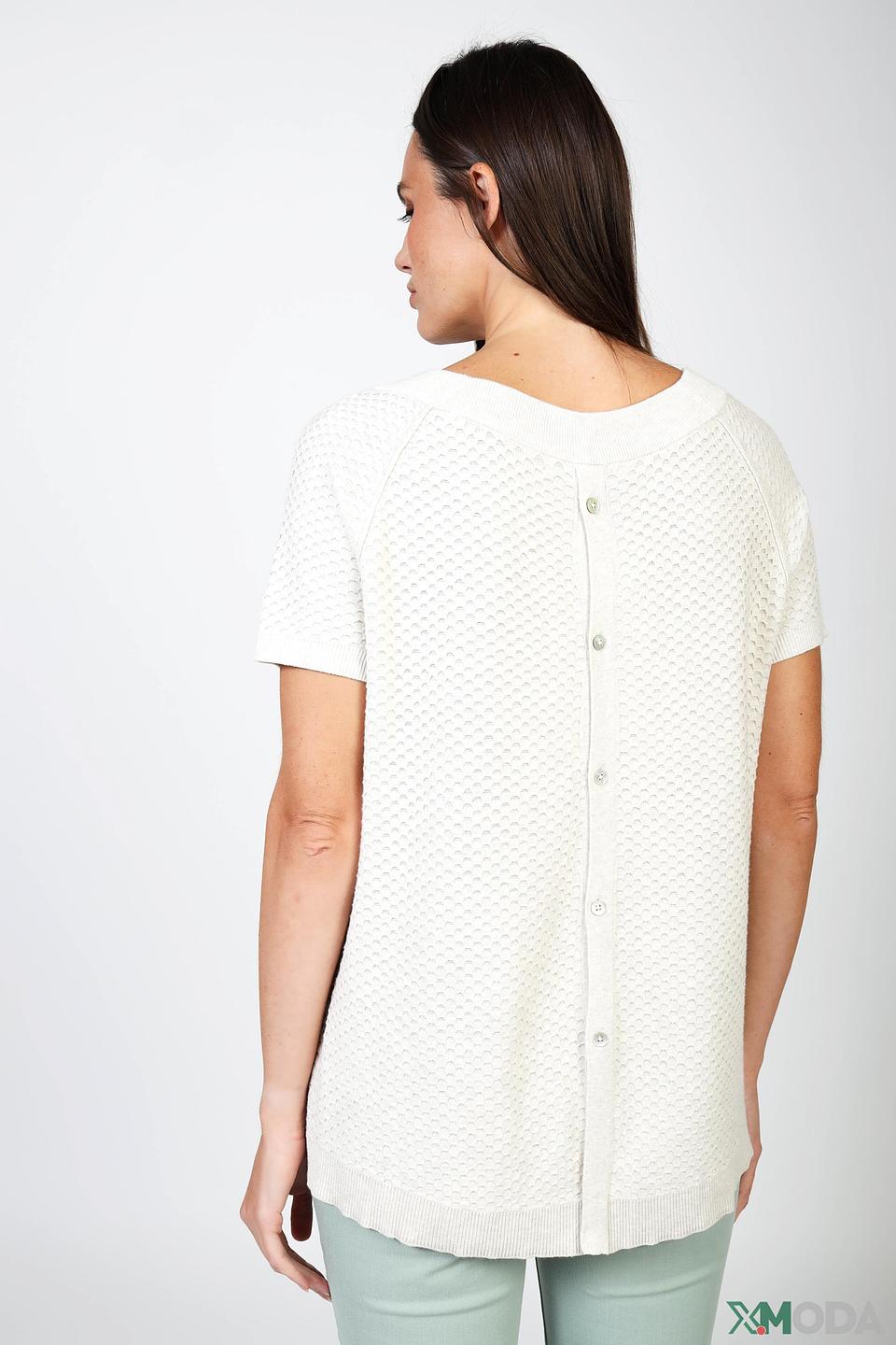 Пуловер Oui с текстурой "соты"