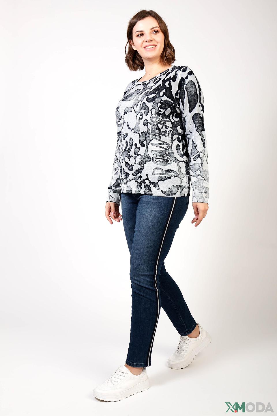 Пуловер Via Appia с принтом