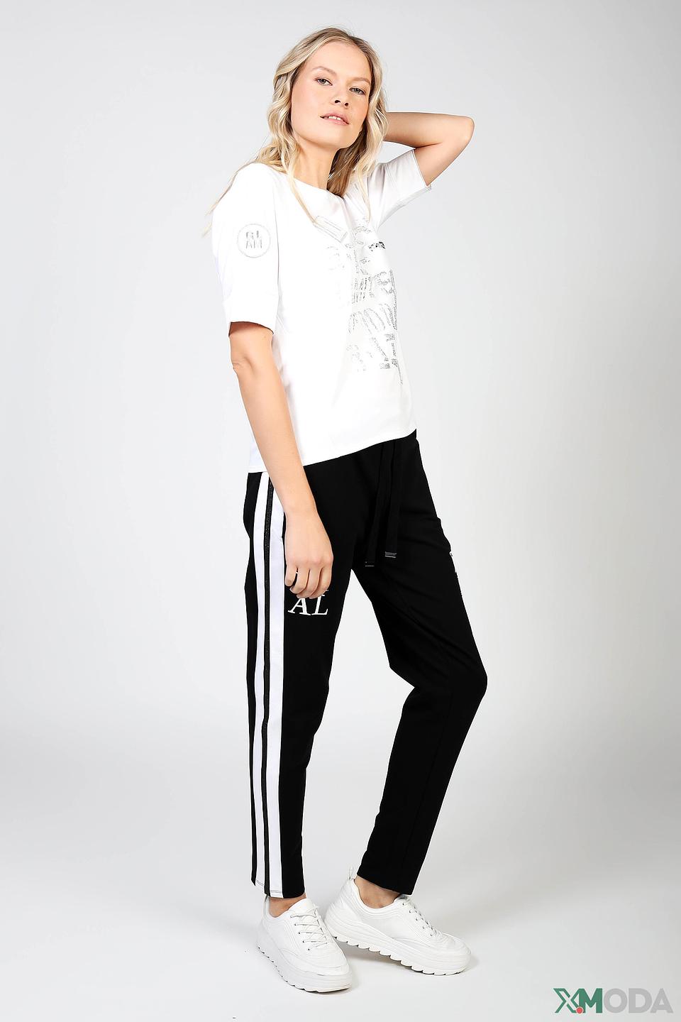 Футболка Monari с принтом белый